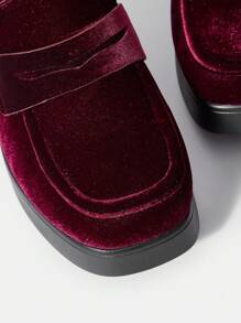 SheIn MOD Zapatos De Tacón De Moda Para Mujer - Rojo - Ver 4