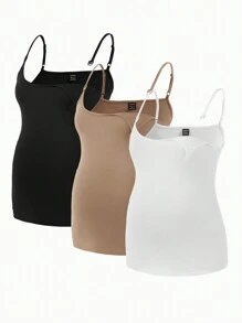 Modmama Maternity Solid Color Nursing Cami Top