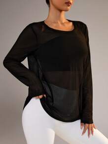 Dewbera Crisscross Back Sports Tank Top Gym Topworkout Tank Top - Black - View 5