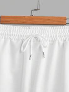 Manfinity Hypemode 男士加大尺碼束腰短褲,帶斜口袋 - 彩色 - 查看 6