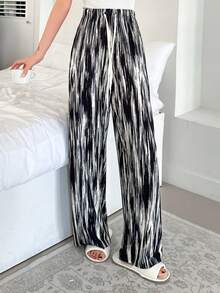 DAZY Thoải mái Đồ ngủ Với Trừu tượng Nhuộm buộc In - Nhiều màu - Xem 5