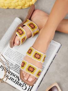 SHUZIA 女士平底涼鞋 - 杏色 - 查看 2