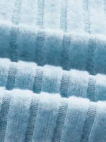 SHEIN MOD Ladies' Fashionable Halter Neck Rib-Knit 2 In 1 Tee