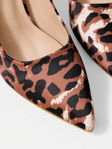 SHEIN Tacones Altos Versátiles De Moda Para Mujer - Marrón - Ver 5