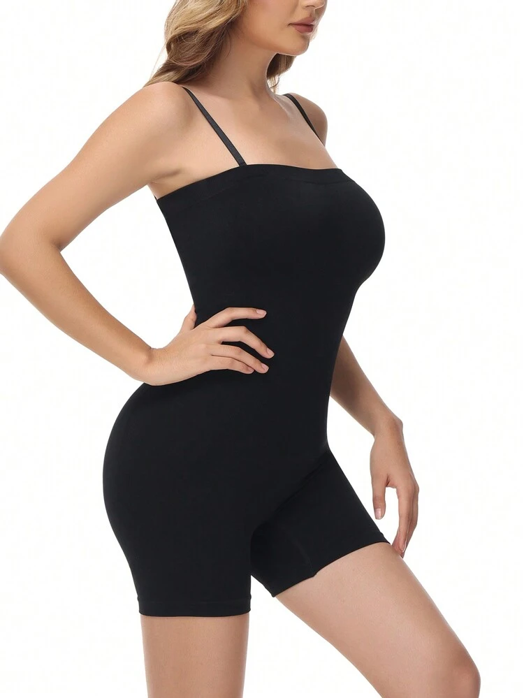 Women's Spaghetti Strap Tight Romper