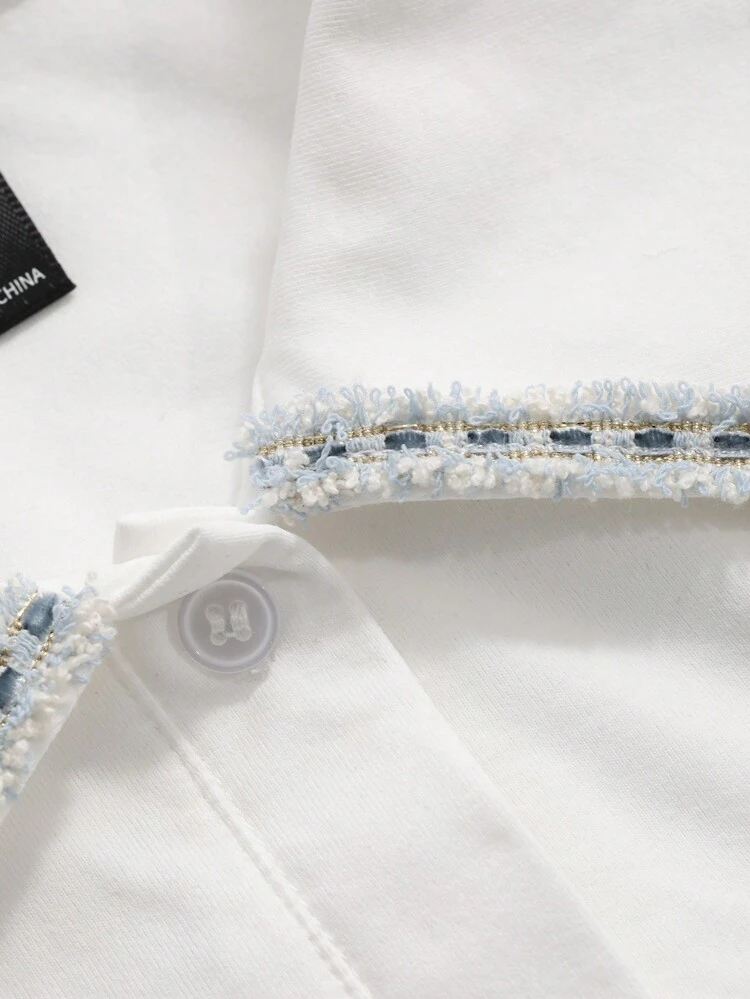 Women's Polo Collar Casual Basic Short Sleeve T-Shirt