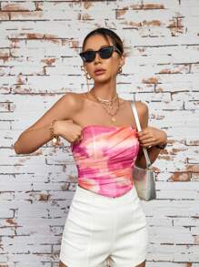 GENKIRA 女士斑馬紋隨機顏色上衣 - 彩色 - 查看 4