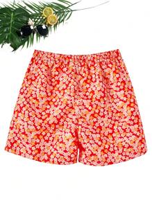 Surfspeed Men's Floral Printed Beach Shorts - Multicolor - View 2