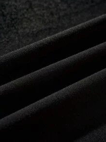 Manfinity Dauomo Men's Smile Face Printed Short Sleeve T-Shirt And Shorts Set - Black - View 7