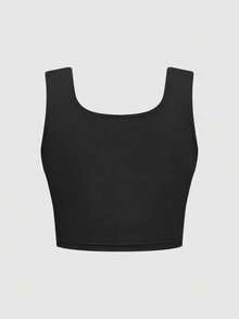 SHEIN Unity 3入組女士純色背心上衣 - 彩色 - 查看 2