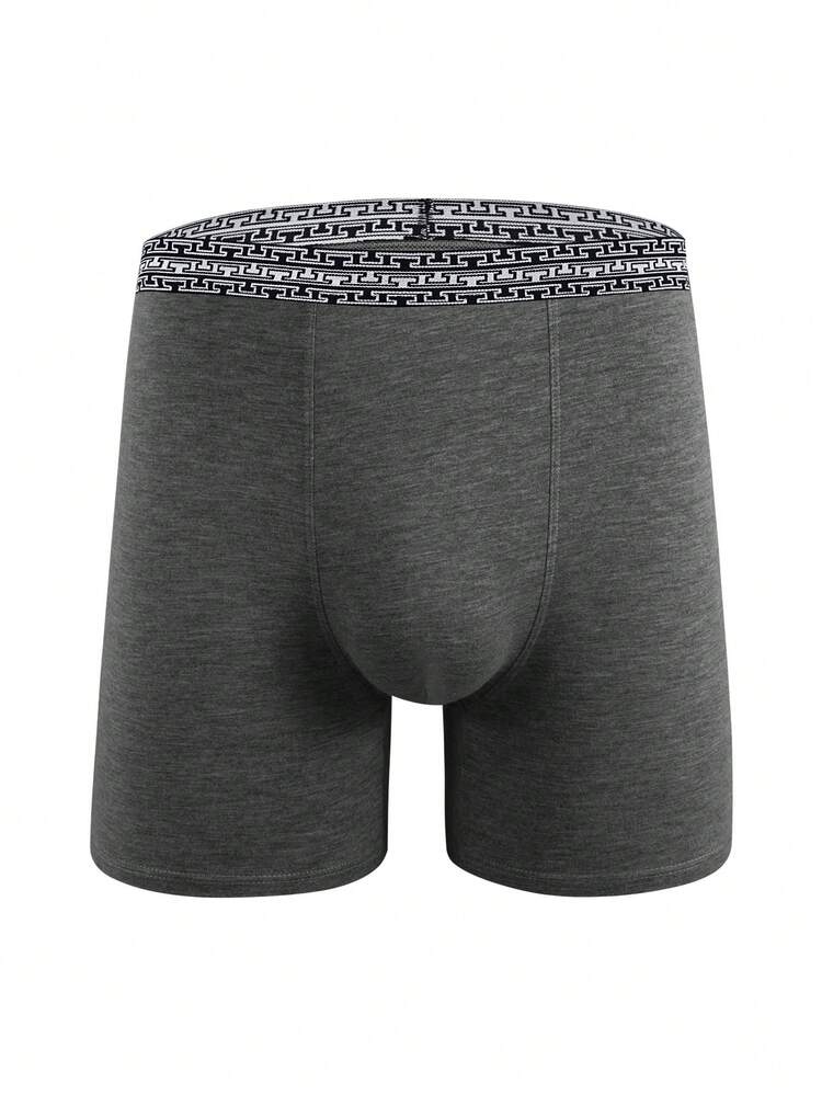 Men's 5pcs Alphabet Pattern Boxer Briefs