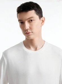 Manfinity VCAY 男款針織圓領短袖t恤 - 彩色 - 查看 4