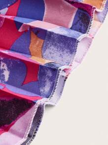 Franclia Gonna lunga plissettata con stampa floreale all-over, outfit da donna