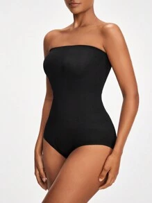 Seamless Shapewear Bandeau Bodysuit