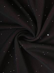 SHEIN Unity Ladies' Sparkly Mesh Tulle Skirt - Red - View 4