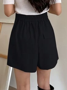 DAZY 纯色宽松休闲短裤，秋装