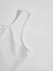 SHEIN Unity 3入組女士純色背心上衣 - 彩色 - 查看 10