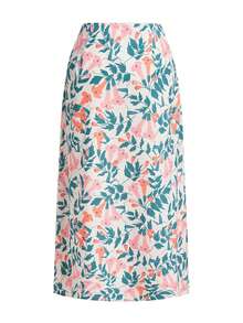 INSVY Design Studio 女性植物印花裙 - 粉色 - 查看 2