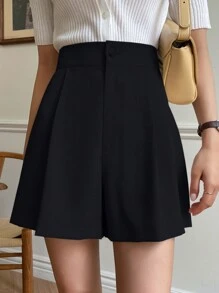 DAZY 纯色宽松休闲短裤，秋装