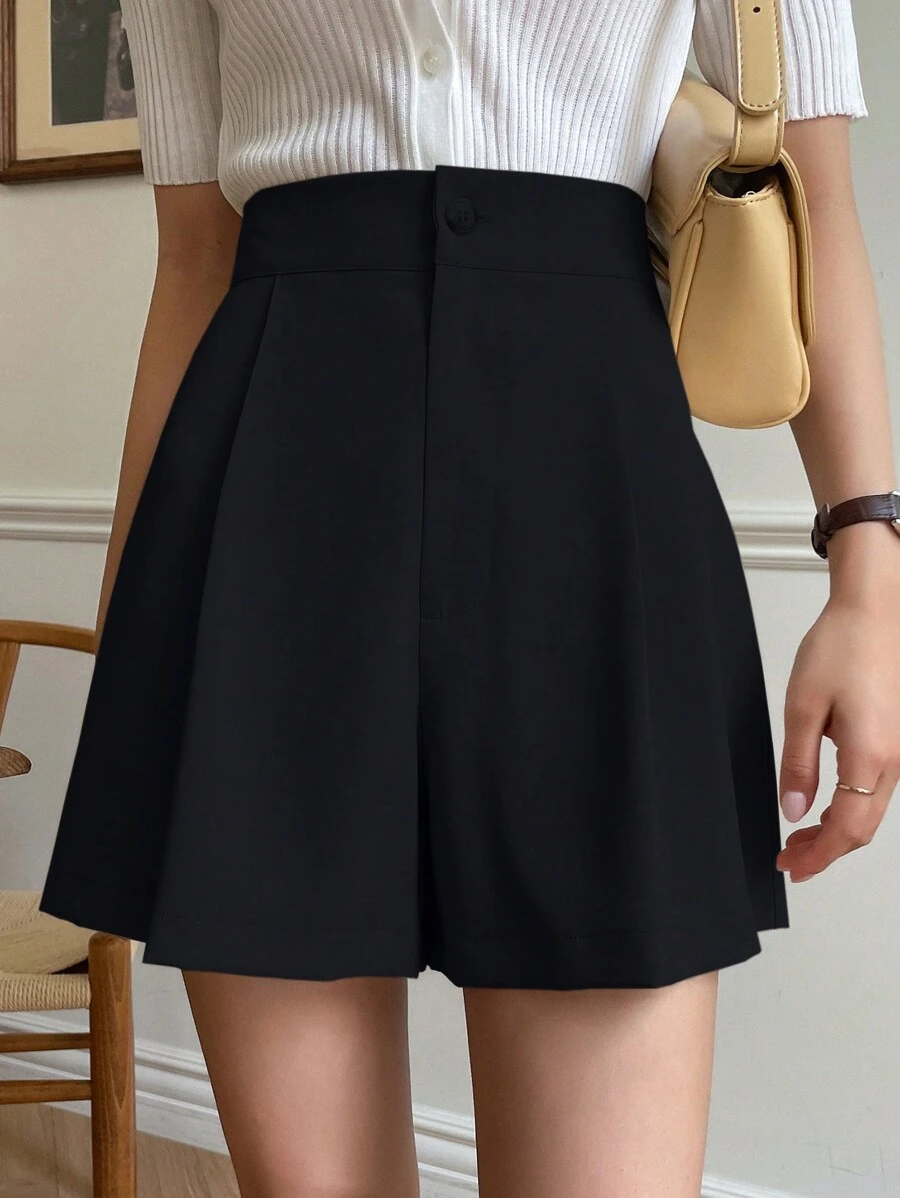 DAZY 纯色宽松休闲短裤，秋装