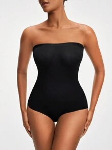 Seamless Shapewear Bandeau Bodysuit