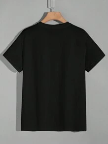 Manfinity VCAY Maglietta A Manica Corta A Maglia Con Blocchi Di Colore Per Uomo