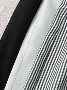 SHEIN LUNE Women's Elastic Waist Curved Hem Skirt 3pcs Set - Multicolor - View 5