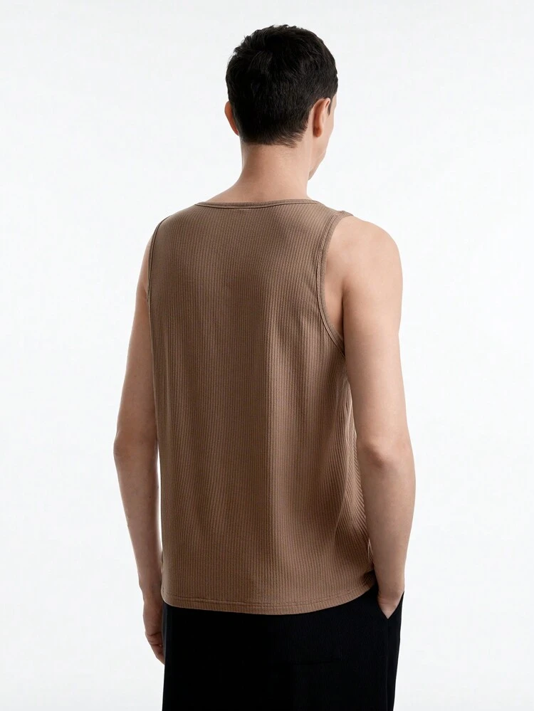 Men's Knitted Casual Sleeveless Tank Top