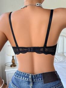 1pc Women's Leopard Print Underwire Bra With Underwire - Multicolor - View 2