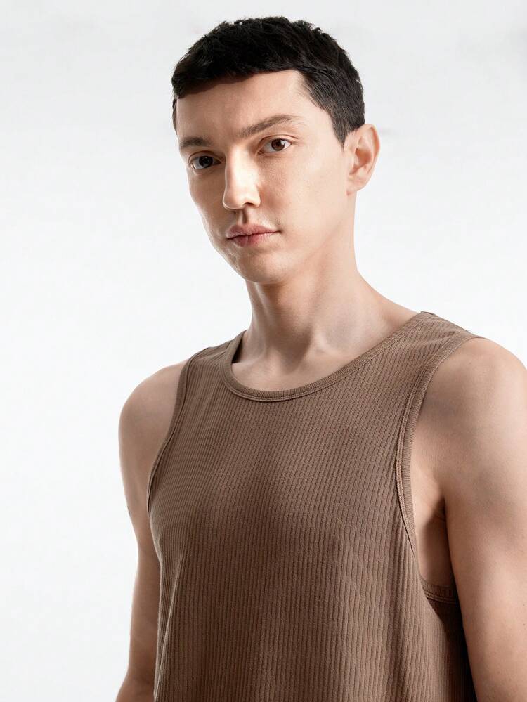 Men's Knitted Casual Sleeveless Tank Top