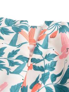 INSVY Design Studio 女性植物印花裙 - 粉色 - 查看 4