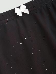 SHEIN Unity Ladies' Sparkly Mesh Tulle Skirt - Red - View 3