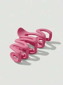 SHEIN MOD Ms-Romantic Pink Fashionable Hair Claw Clip Casual - Multicolor - View 5