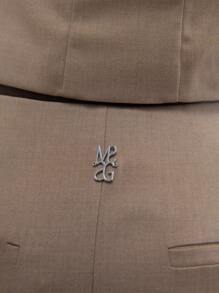 MISSGUIDED 長版修身筆裙 - 杏色 - 查看 3