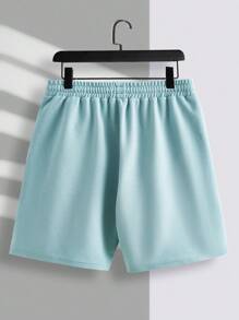 Manfinity VCAY Men's Emoticon Printed T-Shirt And Shorts Set - Green - View 6