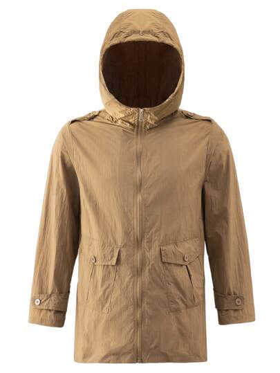 Teen Girl Spring/Summer Hooded Sun Protection Windbreaker