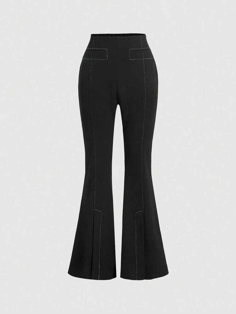 Solid Color Flare Pants