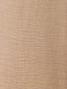 Breezaya Women's Solid Color Double Layered Lotus Hem Cami Top And Pants Two Pieces Set