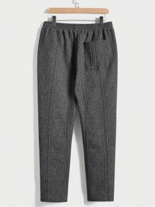 Manfinity NXTstreet 2pcs Men's Knitted Casual T-Shirt Set - Dark Grey - View 8