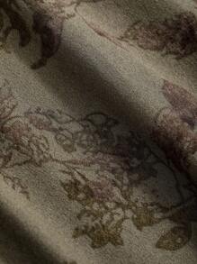 DAZY Men's Floral Print Short-Sleeve Beach Shirt With Pocket For Summer Vacation - Green - View 9