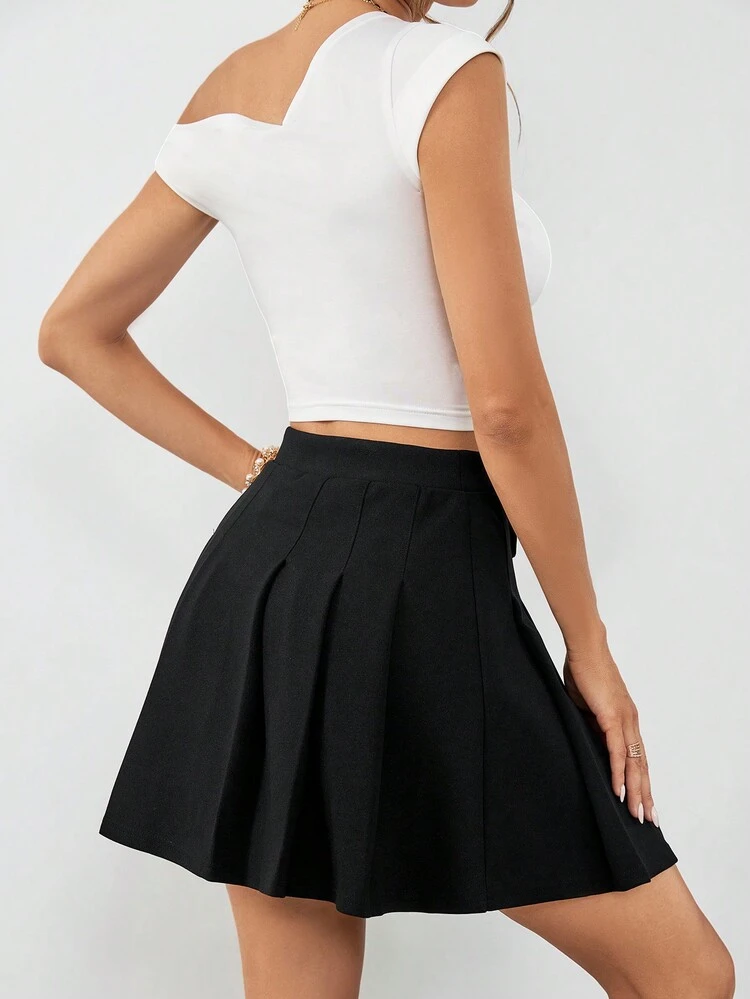 Women's Asymmetrical Waist Floaty Skirt