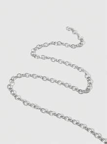 ROMWE Goth Fashionable Double Layered Star & Moon Women's Pants Chain & Waist Chain - Silver - View 7