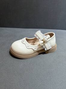 Trẻ em Mới Đúng mốt Và Thoải mái Bằng phẳng Công chúa Giày dép Đối với Bé gái , Mùa Xuân - Màu be - Xem 6