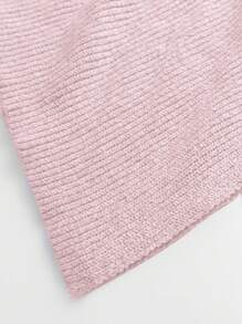 SHEIN Essnce Women's Solid Color Turtleneck Batwing Sleeve Sweater