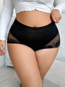 1條加大號女士蕾絲三角褲,單品包裝