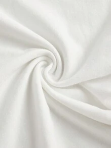 SHEIN EZwear Của phụ nữ Trắng Dệt kim Áo ba lỗ - Màu Đỏ Sâu - Xem 5