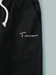 SHEIN Tween Boy Casual Striped Top And Long Pants Two-Piece Set For Comfort - Yellow - View 4