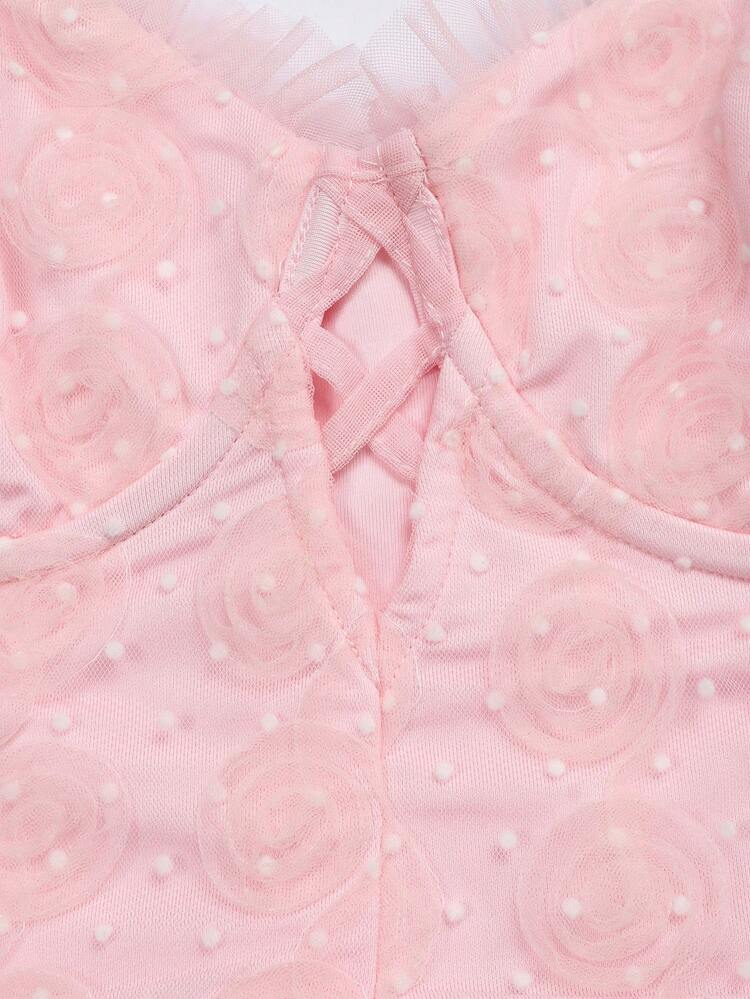 Camisole-tanktop Mit Jacquard-rüschenbesatz Für Damen