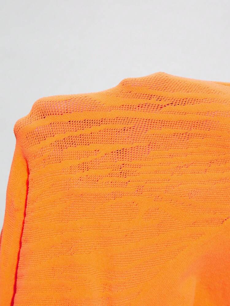 Plus Size Women's Spring Summer Sexy Lace Seamless High Elasticity Hollow Out Long Sleeve Bodycon Dress With Sheer Details