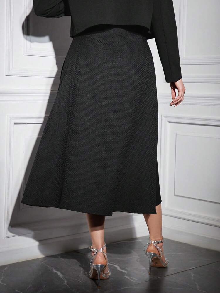 Women's Solid Color Summer A-Line Long Skirt